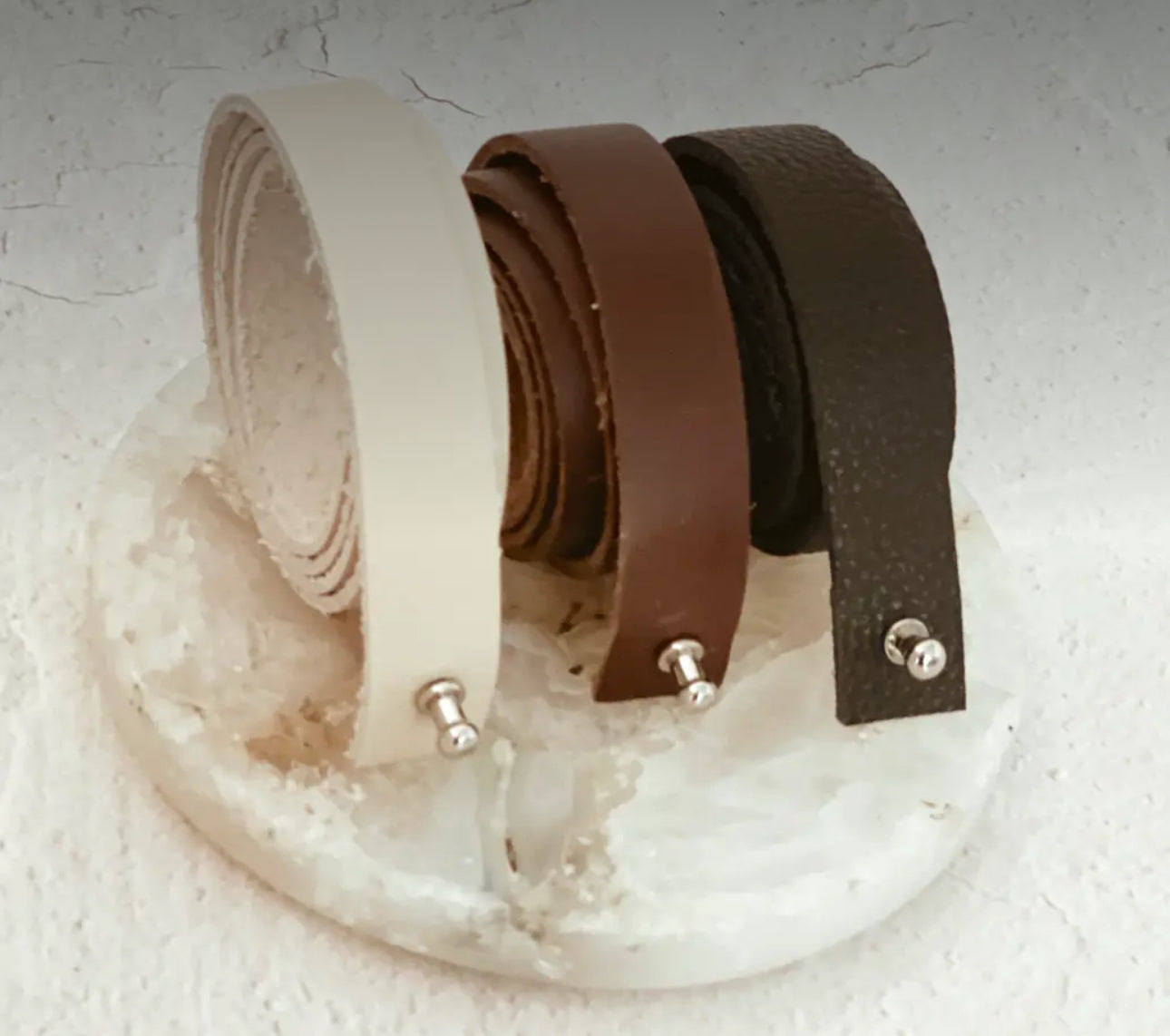 Large leather bands
